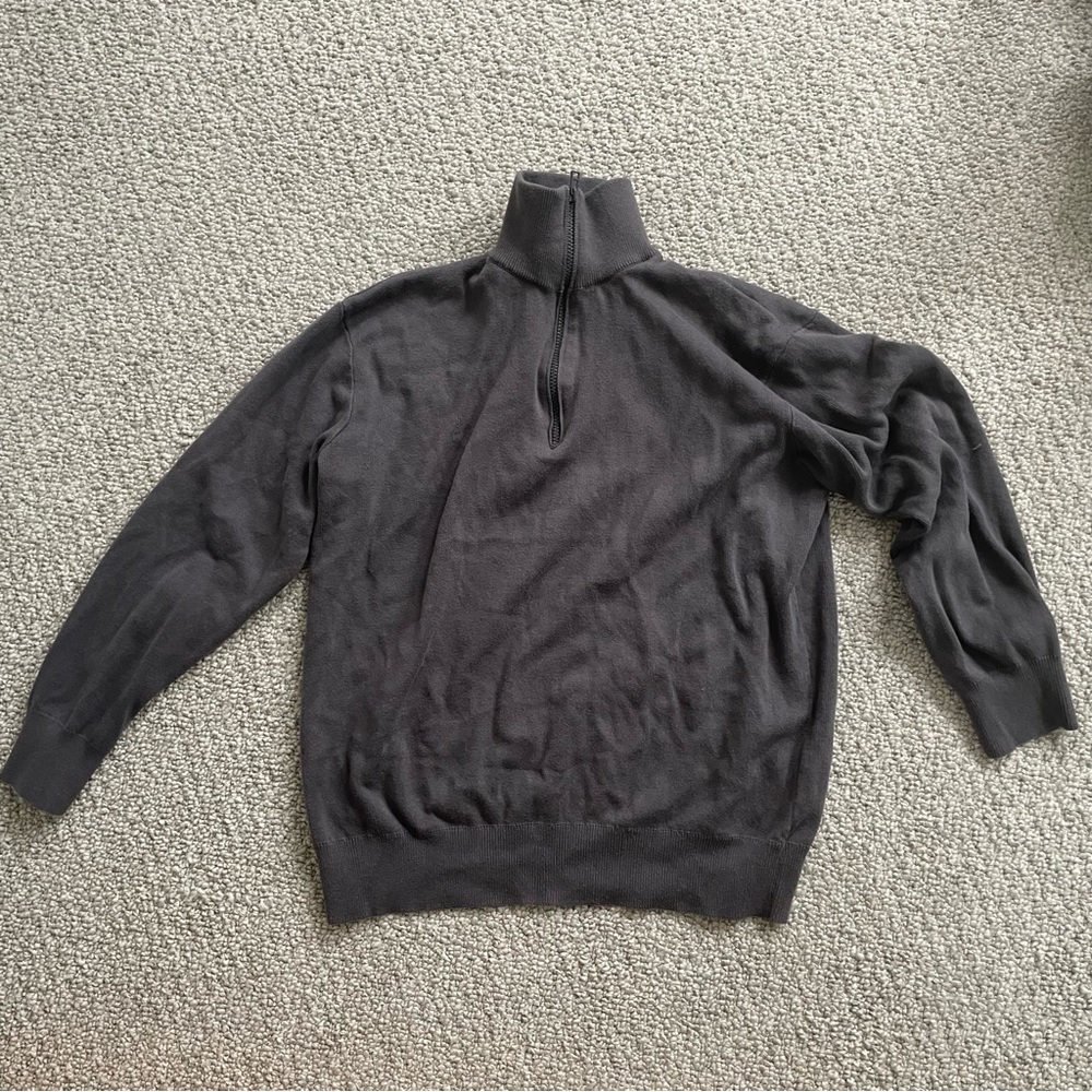 Zara Gray Men’s Quarter Zip Sweatshirt